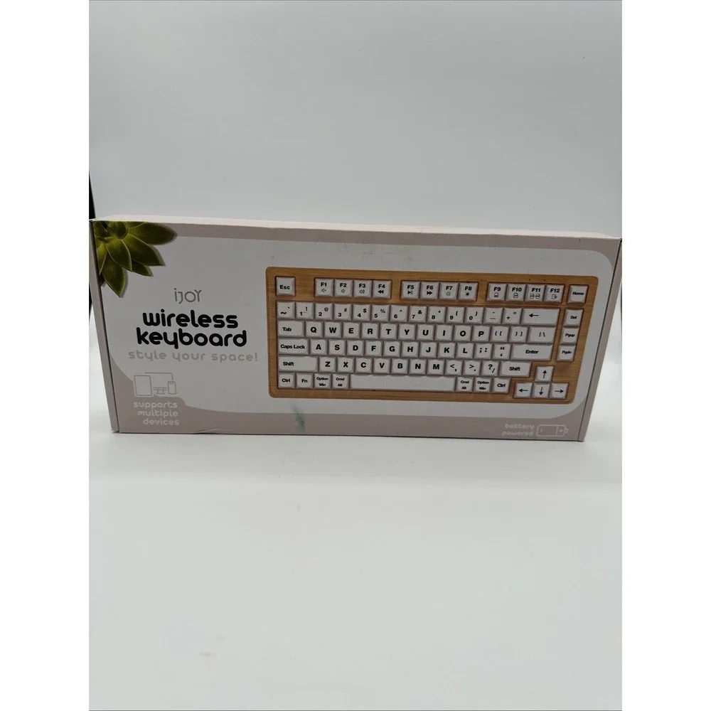 iJoy Wireless‎ Wooden Keyboard - Open Box